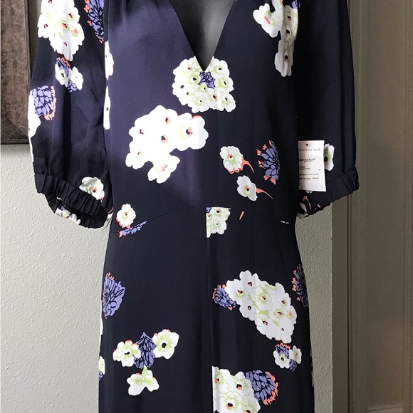NWT LEWIT NAVY NIGHT POSIE DRESS SIZE 12 - Picture 4 of 13